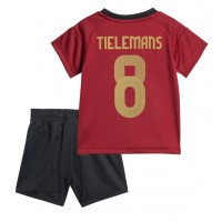 Maglie da calcio Belgio Youri Tielemans #8 Prima Maglia Bambino Europei 2024 Manica Corta (+ Pantaloni corti)